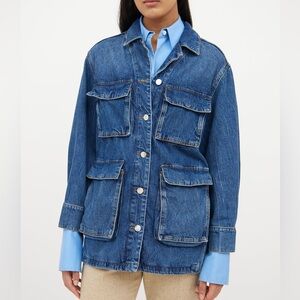 Anine Bing Denim Alden Chore Jacket